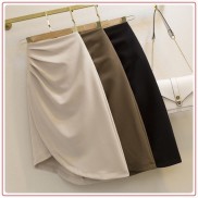 Chân váy công sở lưng cao [ chân váy bút chì ] xếp ly siêu tôn dáng